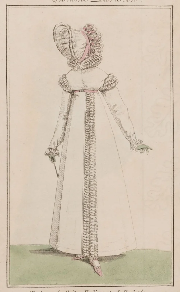 An illustration from Modes et dessins de broderie : Madame d'A... 2d année, 1818, leaf 62