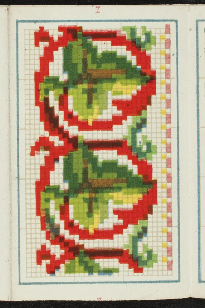An illustration from Le diamant : album de tapisserie, leaf 7