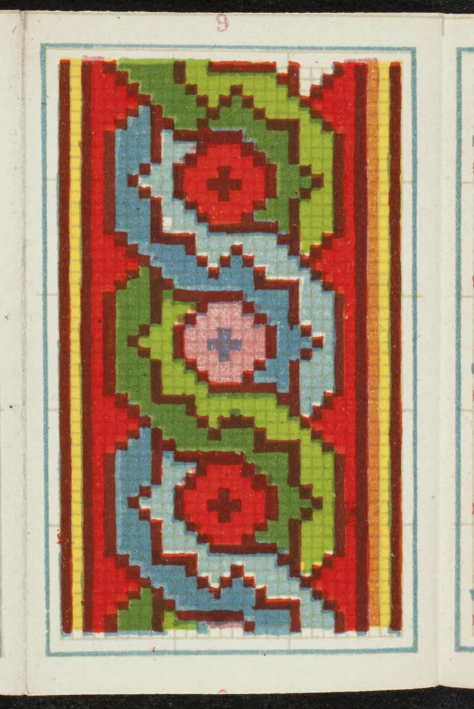 An illustration from Le diamant : album de tapisserie, leaf 9