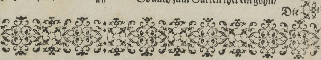 An illustration from Newes Modelbuch in Kupffer gemacht : darinen aller hand Arth newer Mödel von dun, mittel und dick aussgeschnidener Arbeit auch andern kunstlichen Nehwerck zu gebrauchen mit Vleisz inn Druck verfertigt, 1604, leaf 7