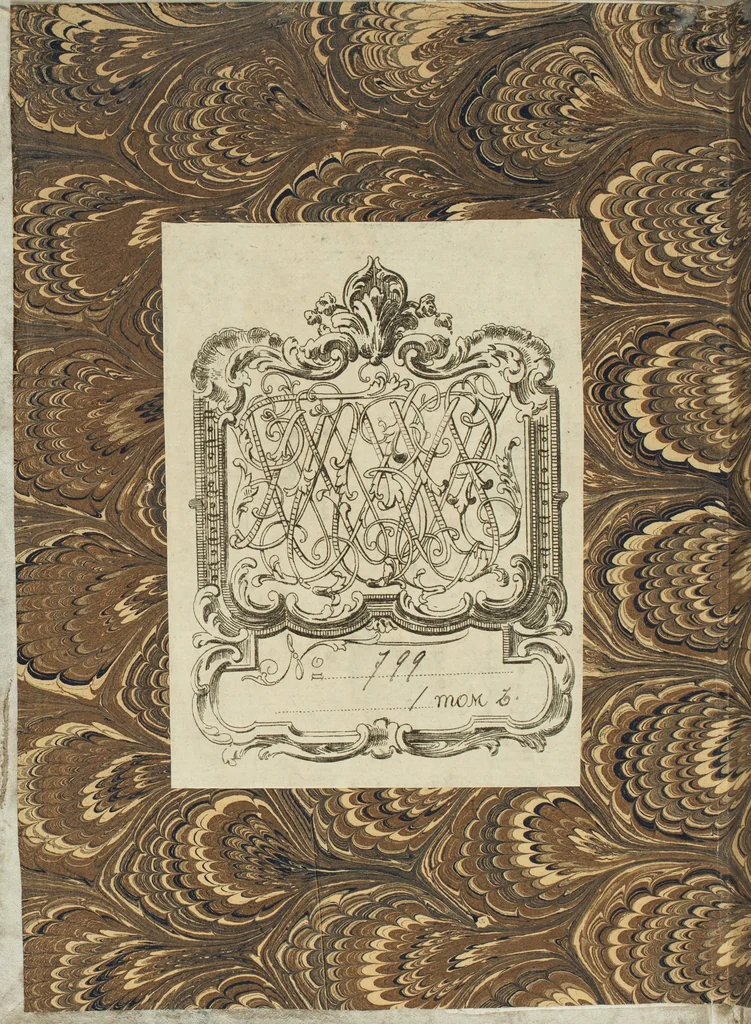 An illustration from L'honesto essempio del uertuoso desiderio che hanno le donne di nobil ingegno : circa lo imparare i punti tagliati a fogliami, 1550, leaf 1