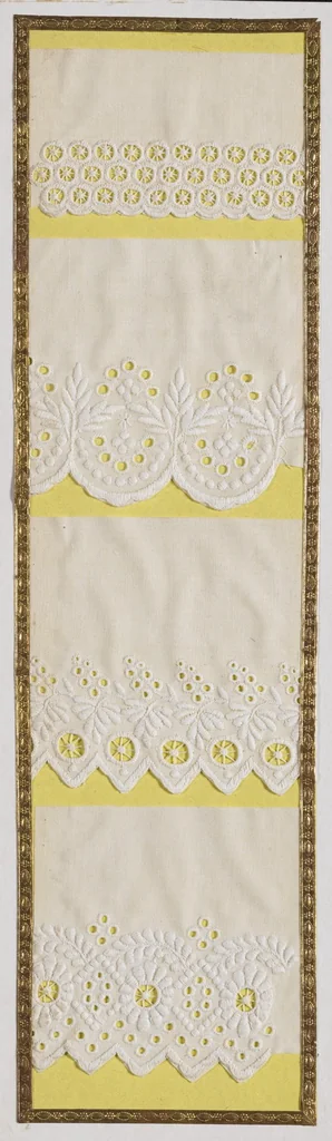 An illustration from Embroidered edgings : job lot offer, ref. 812, 1860, leaf 5