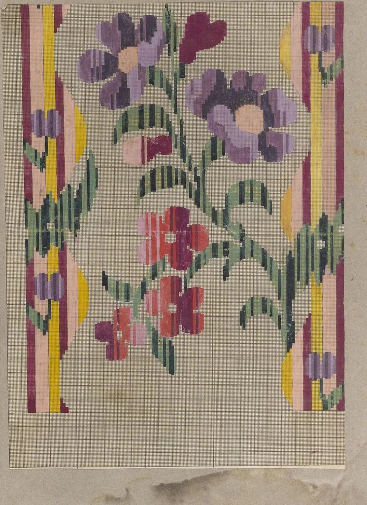 An illustration from Folio of embroidery designs, 1800, leaf 14