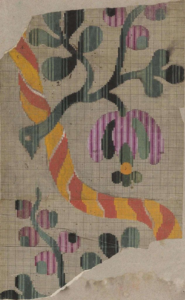 An illustration from Folio of embroidery designs, 1800, leaf 16