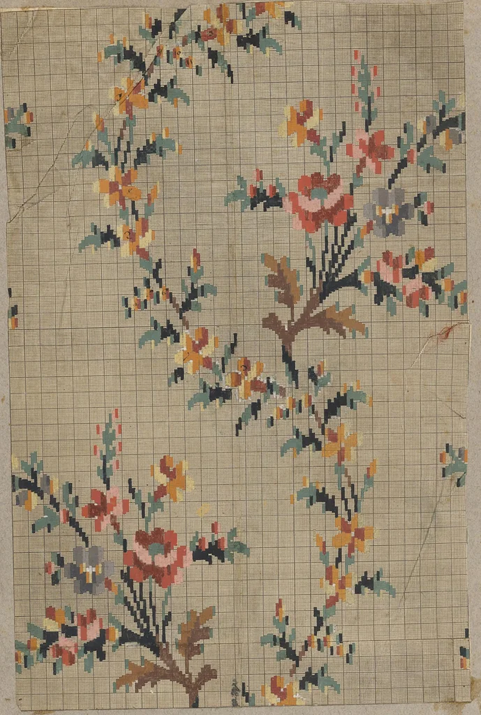 An illustration from Folio of embroidery designs, 1800, leaf 18