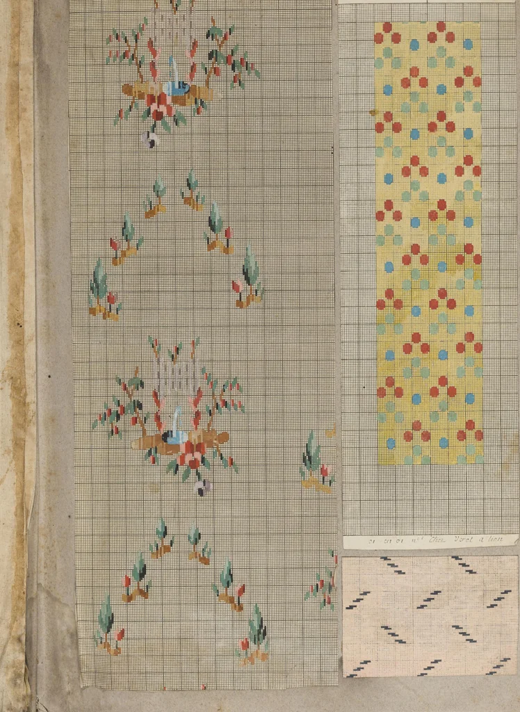 An illustration from Folio of embroidery designs, 1800, leaf 22