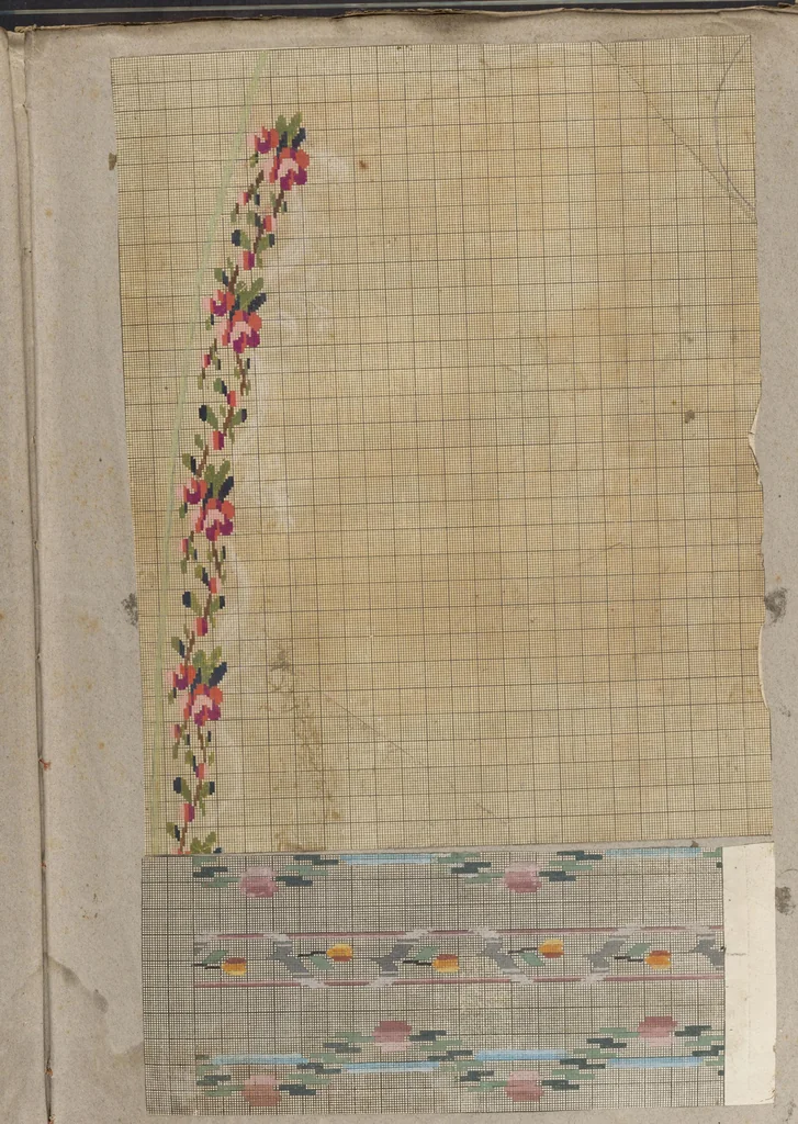 An illustration from Folio of embroidery designs, 1800, leaf 28