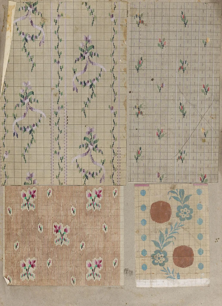 An illustration from Folio of embroidery designs, 1800, leaf 32