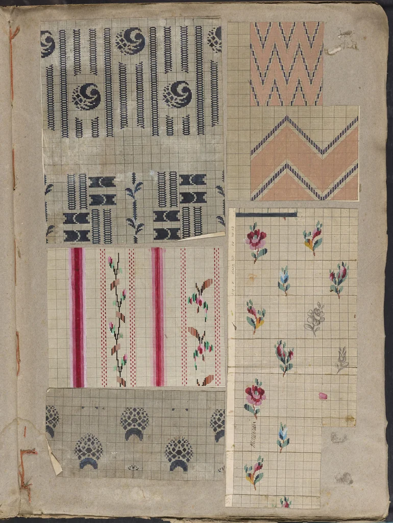 An illustration from Folio of embroidery designs, 1800, leaf 35