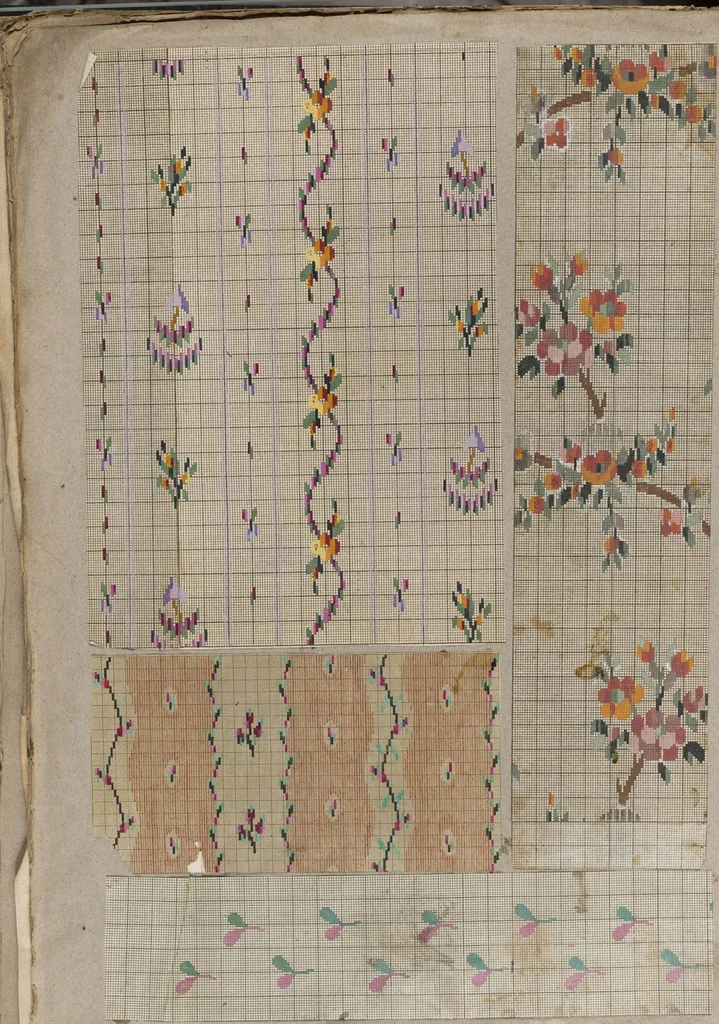 An illustration from Folio of embroidery designs, 1800, leaf 36