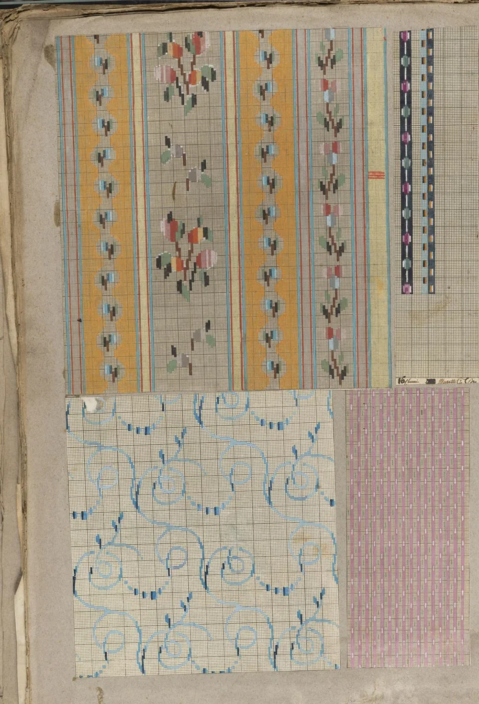 An illustration from Folio of embroidery designs, 1800, leaf 38
