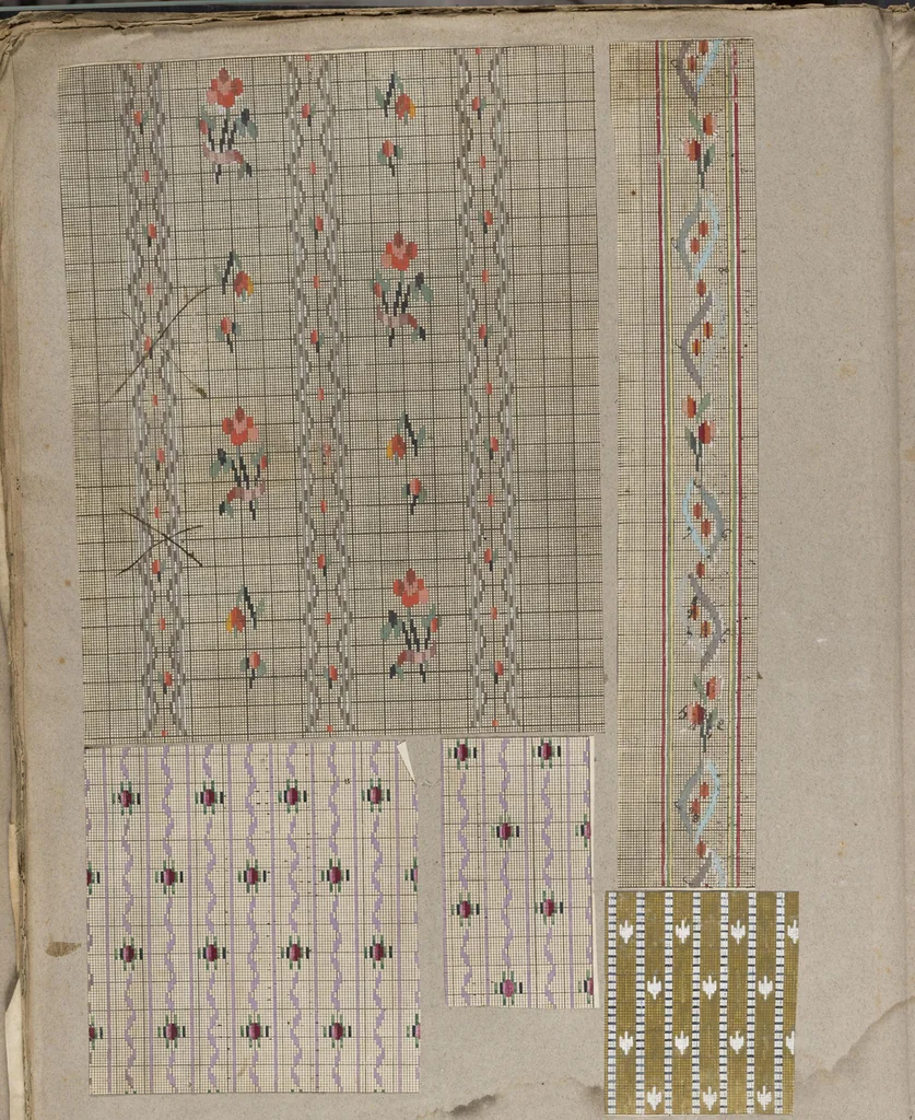 An illustration from Folio of embroidery designs, 1800, leaf 40