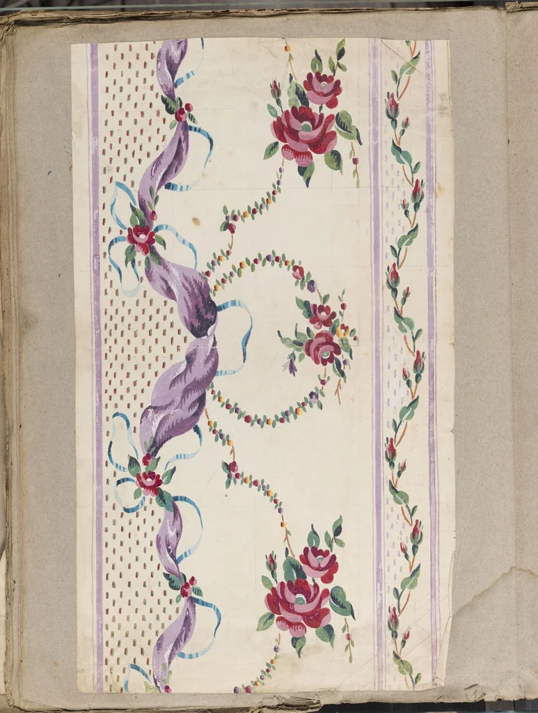 An illustration from Folio of embroidery designs, 1800, leaf 54