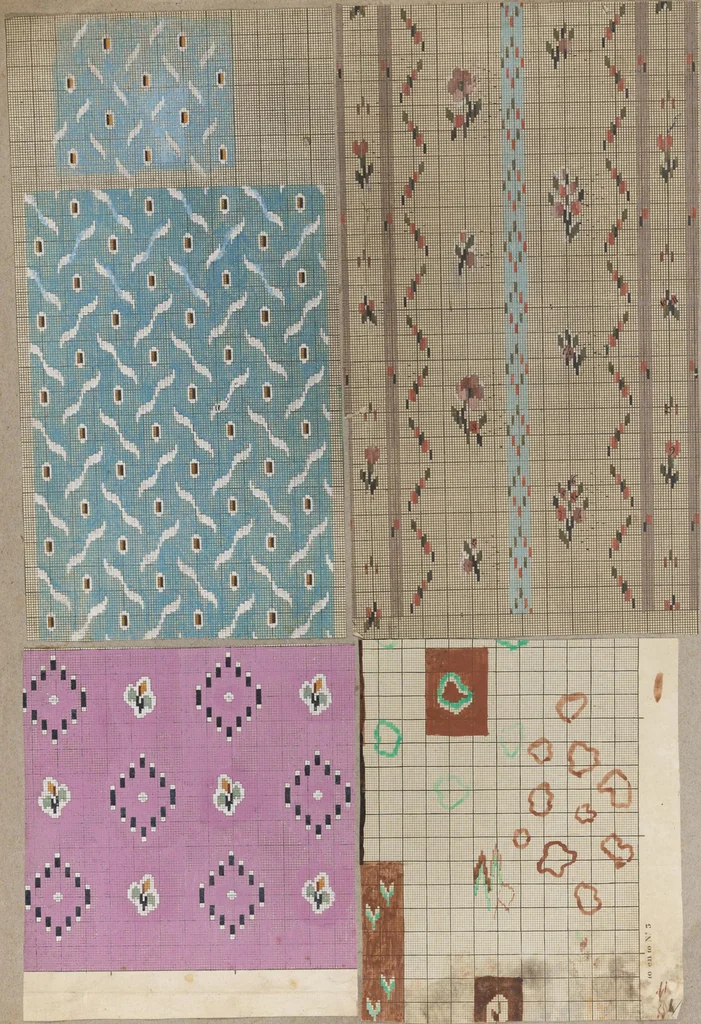 An illustration from Folio of embroidery designs, 1800, leaf 7