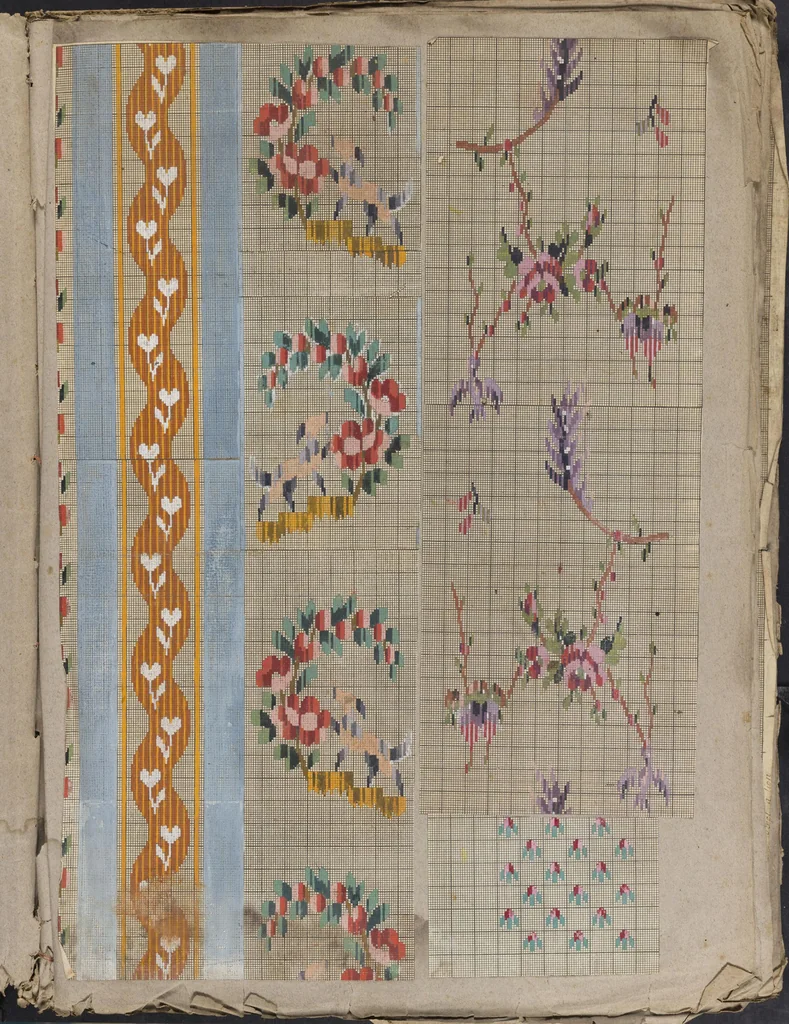 An illustration from Folio of embroidery designs, 1800, leaf 8