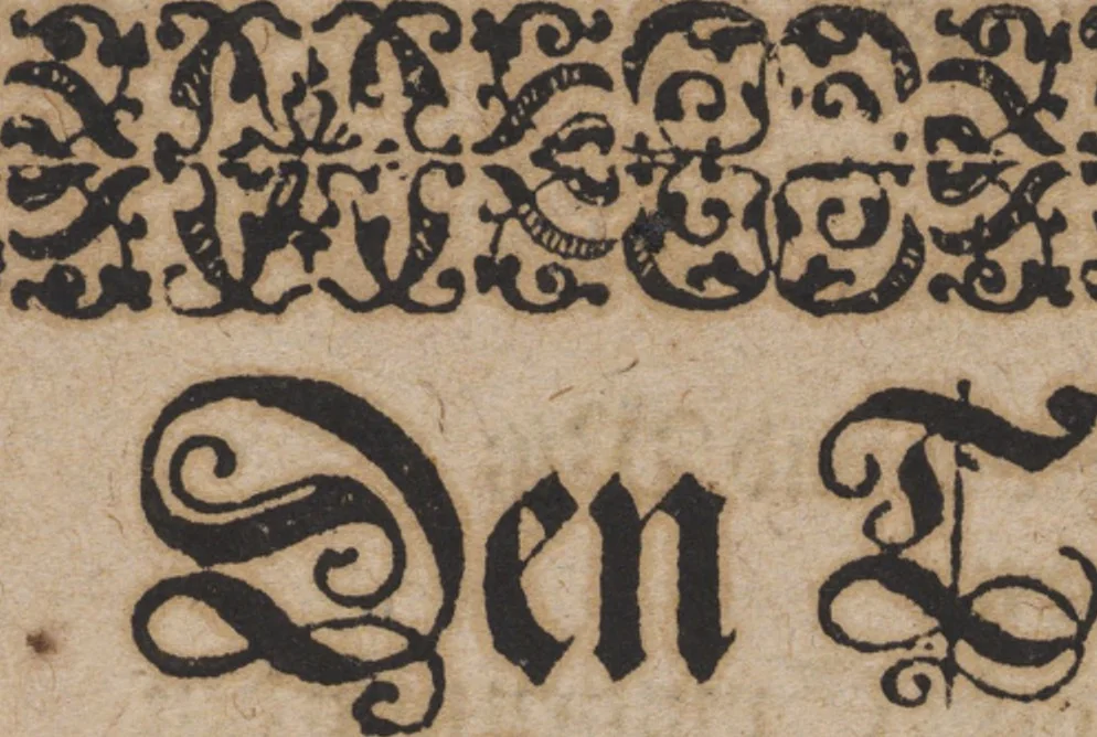 An illustration from New künstlichs Modelbuch : von allerhand artlichen und gerechten Mödeln, auff der laden zuwircken, 1589, leaf 6