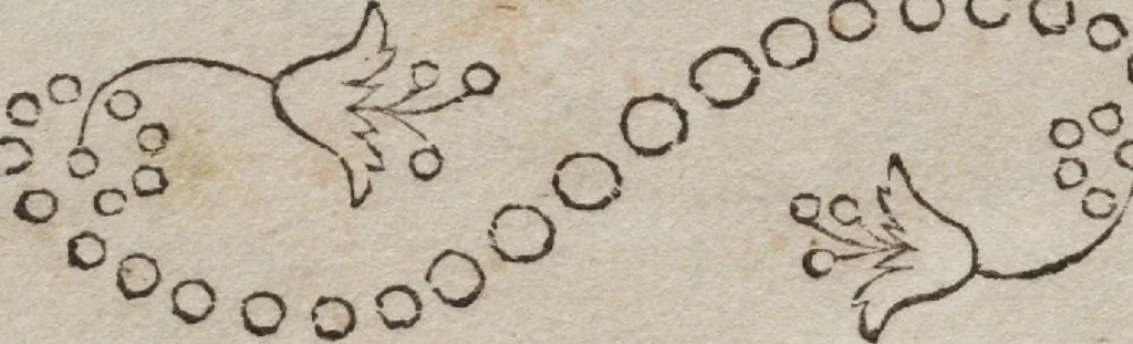 An illustration from Neue Desseins zu der beliebten Mode-arbeit in Linon, Nesseltuch und Claar, 1792, leaf 12