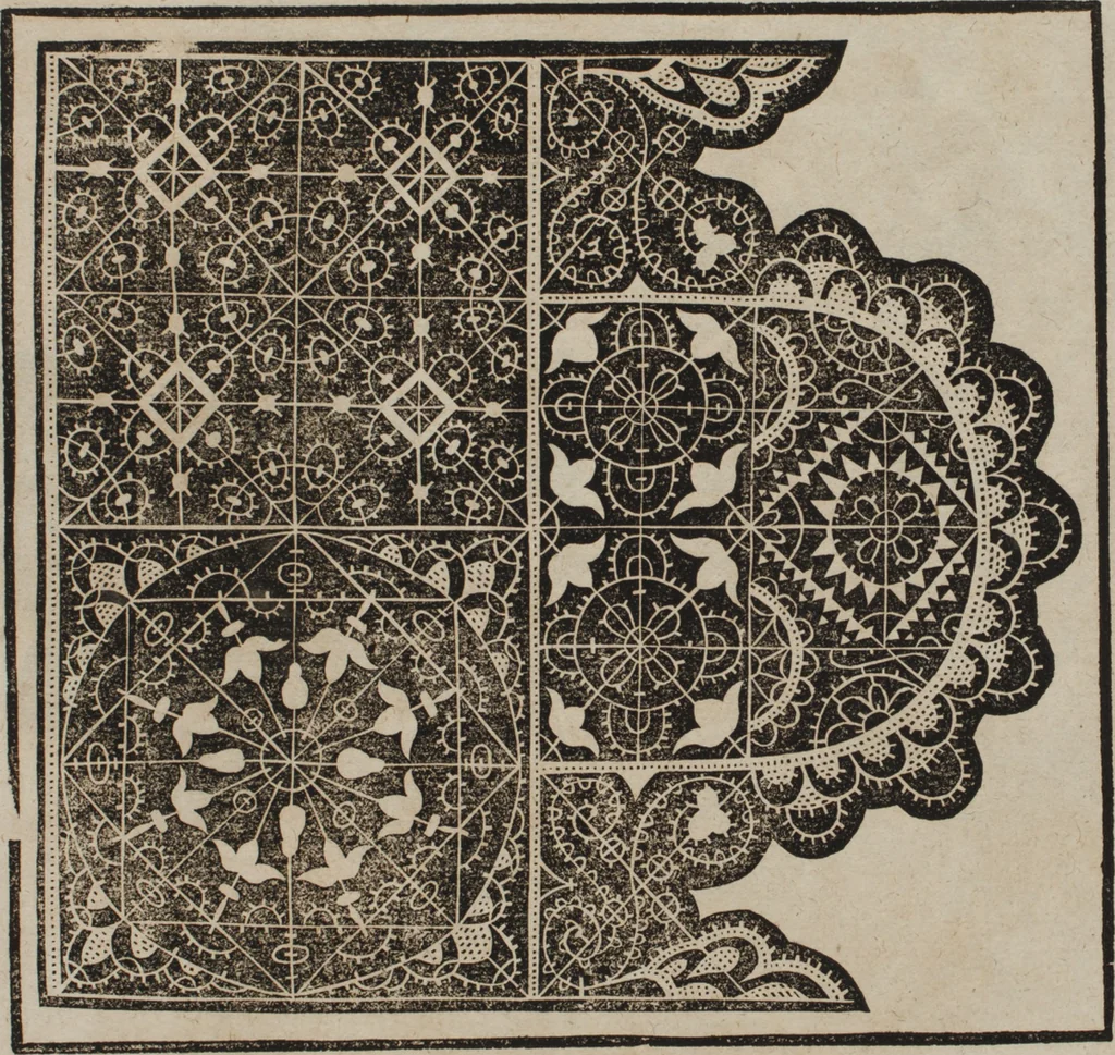 An illustration from New Modelbuch. Von allerhand sonderbarn schönen Mödeln..., 1592, leaf 10