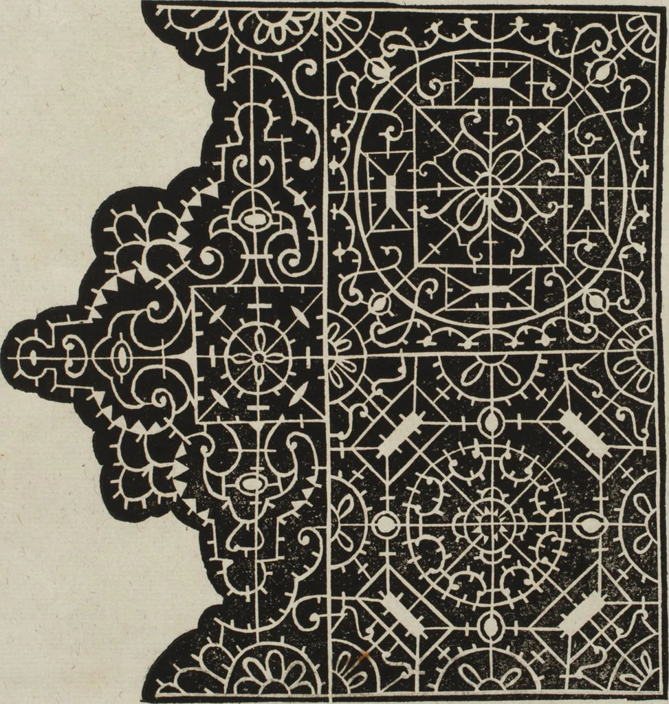 An illustration from New Modelbuch. Von allerhand sonderbarn schönen Mödeln..., 1592, leaf 20