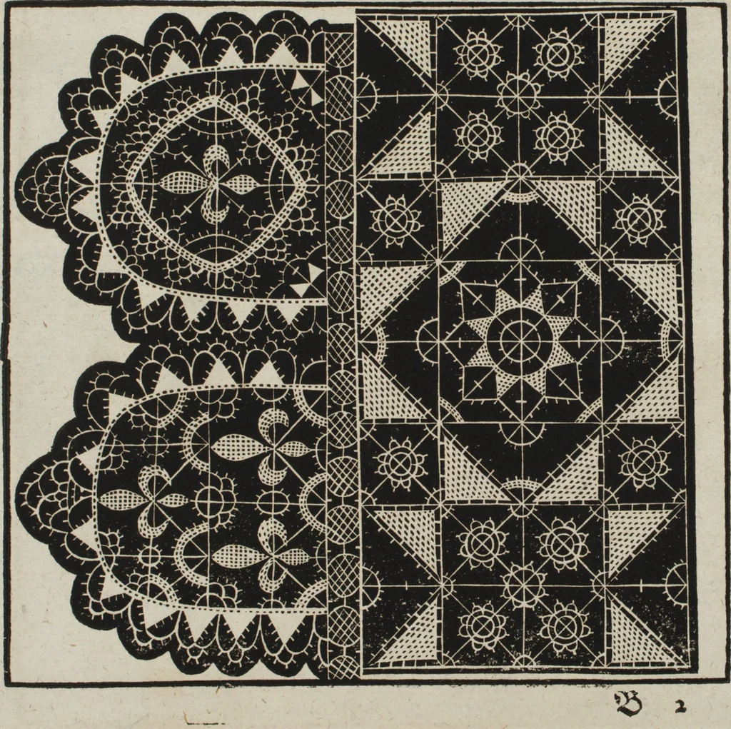 An illustration from New Modelbuch. Von allerhand sonderbarn schönen Mödeln..., 1592, leaf 22