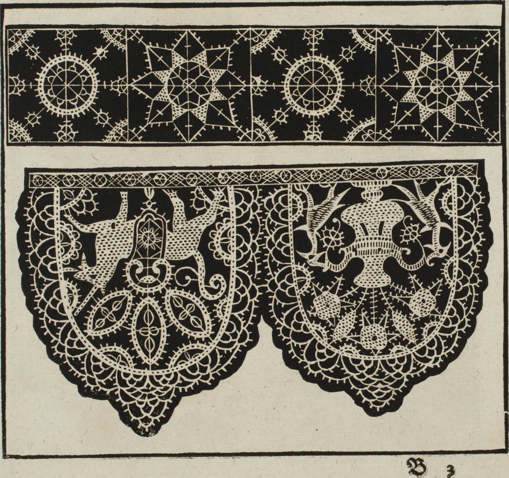 An illustration from New Modelbuch. Von allerhand sonderbarn schönen Mödeln..., 1592, leaf 24