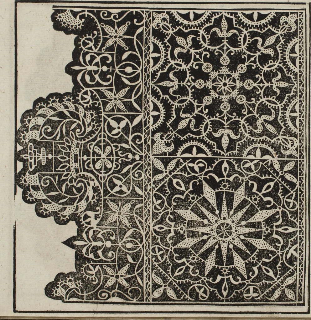 An illustration from New Modelbuch. Von allerhand sonderbarn schönen Mödeln..., 1592, leaf 28