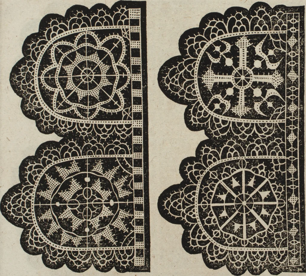 An illustration from New Modelbuch. Von allerhand sonderbarn schönen Mödeln..., 1592, leaf 30