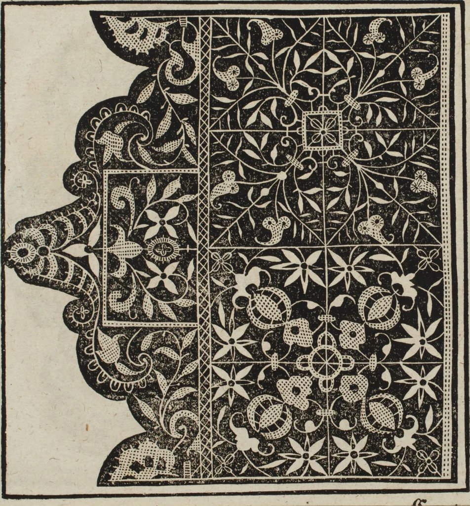 An illustration from New Modelbuch. Von allerhand sonderbarn schönen Mödeln..., 1592, leaf 34