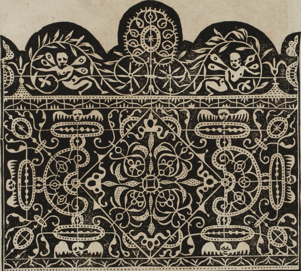An illustration from New Modelbuch. Von allerhand sonderbarn schönen Mödeln..., 1592, leaf 40