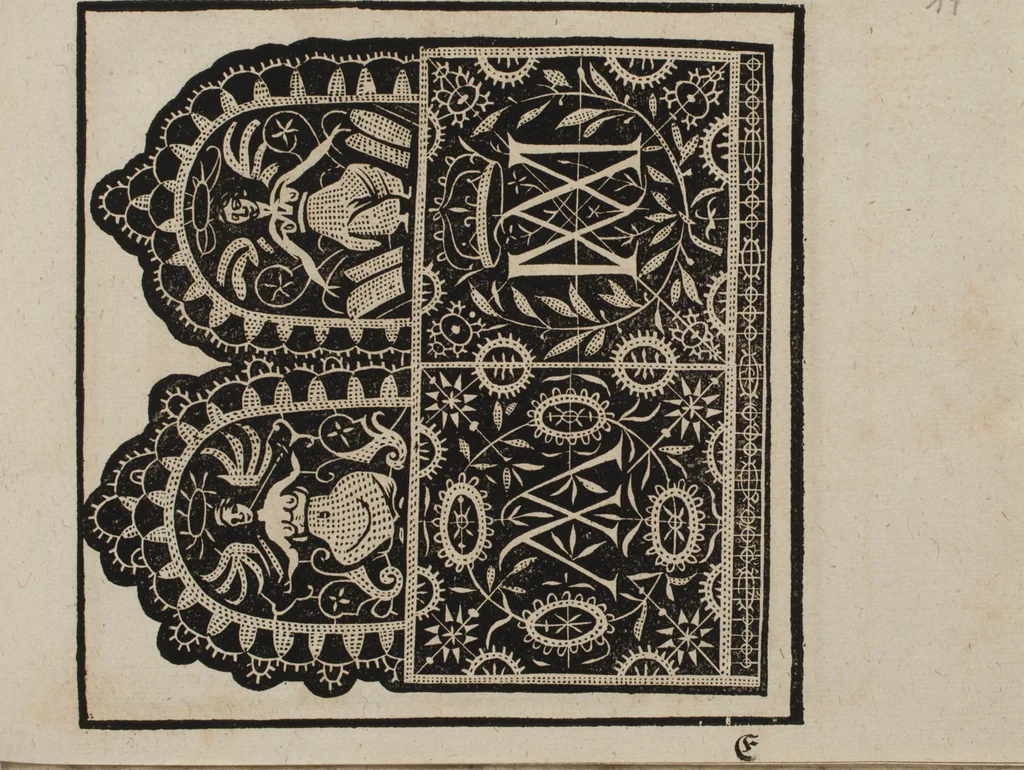 An illustration from New Modelbuch. Von allerhand sonderbarn schönen Mödeln..., 1592, leaf 44