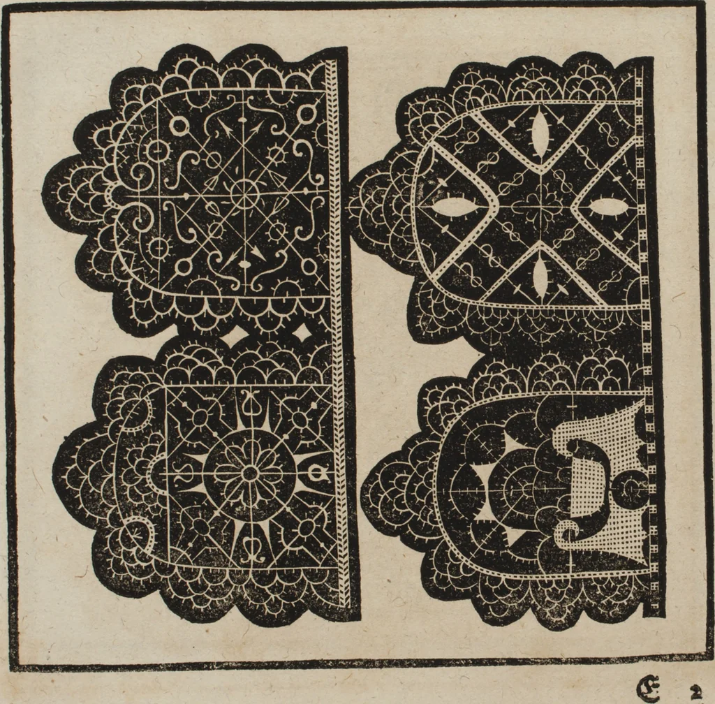 An illustration from New Modelbuch. Von allerhand sonderbarn schönen Mödeln..., 1592, leaf 46
