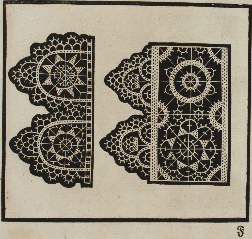 An illustration from New Modelbuch. Von allerhand sonderbarn schönen Mödeln..., 1592, leaf 52