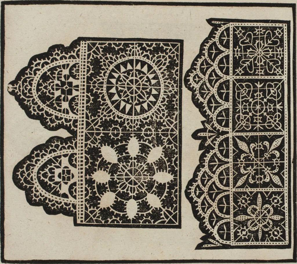 An illustration from New Modelbuch. Von allerhand sonderbarn schönen Mödeln..., 1592, leaf 54