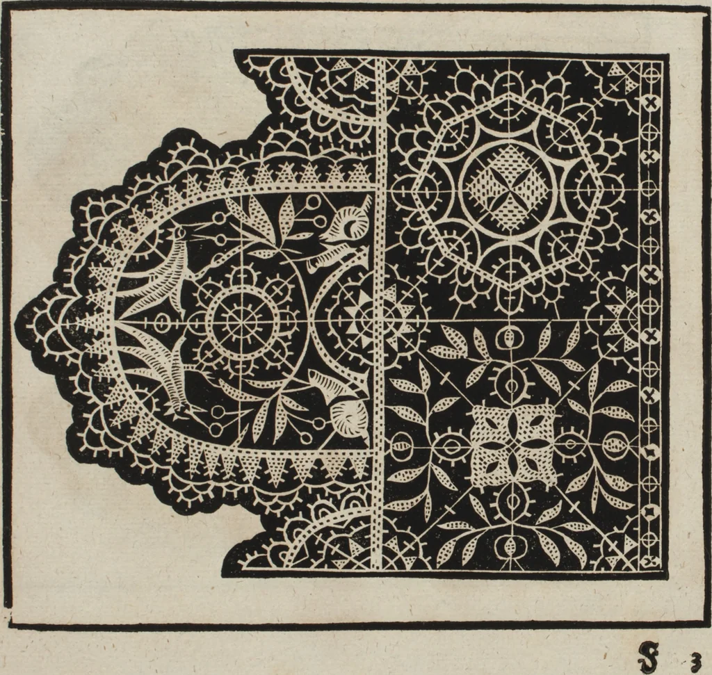 An illustration from New Modelbuch. Von allerhand sonderbarn schönen Mödeln..., 1592, leaf 56