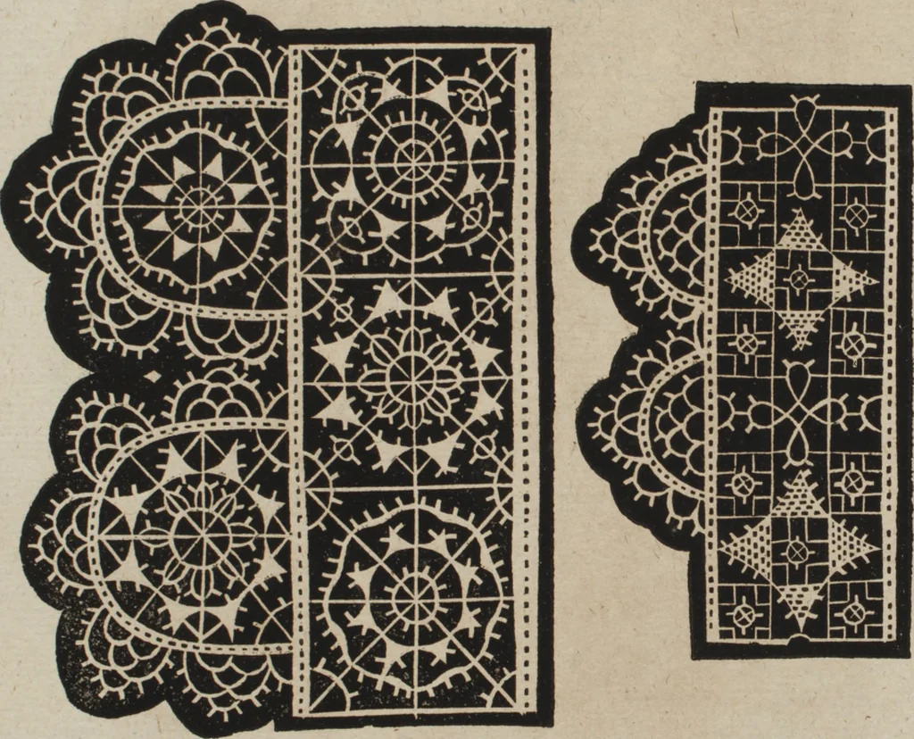 An illustration from New Modelbuch. Von allerhand sonderbarn schönen Mödeln..., 1592, leaf 60