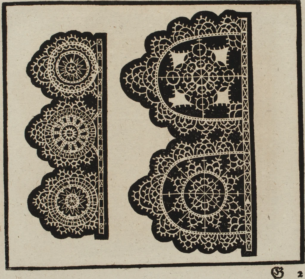 An illustration from New Modelbuch. Von allerhand sonderbarn schönen Mödeln..., 1592, leaf 62