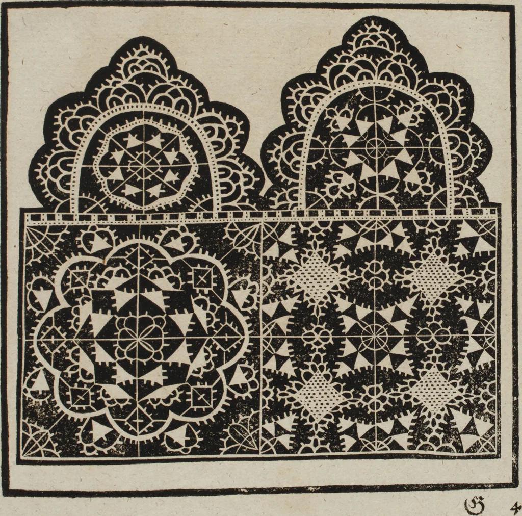 An illustration from New Modelbuch. Von allerhand sonderbarn schönen Mödeln..., 1592, leaf 66
