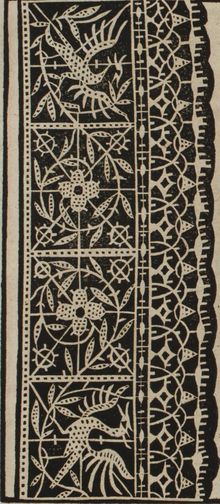 An illustration from New Modelbuch. Von allerhand sonderbarn schönen Mödeln..., 1592, leaf 68
