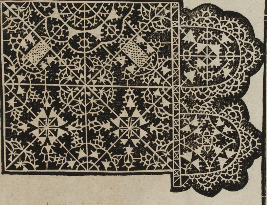 An illustration from New Modelbuch. Von allerhand sonderbarn schönen Mödeln..., 1592, leaf 68