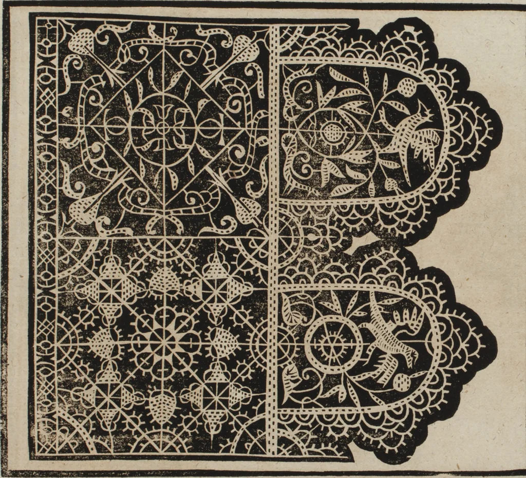 An illustration from New Modelbuch. Von allerhand sonderbarn schönen Mödeln..., 1592, leaf 70