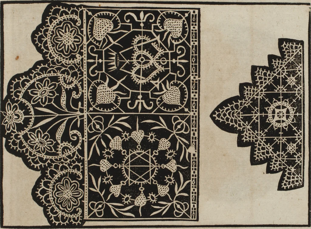 An illustration from New Modelbuch. Von allerhand sonderbarn schönen Mödeln..., 1592, leaf 72