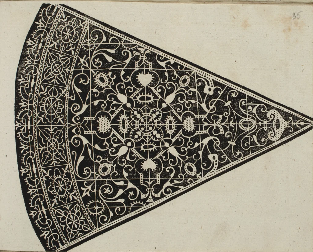 An illustration from New Modelbuch. Von allerhand sonderbarn schönen Mödeln..., 1592, leaf 76