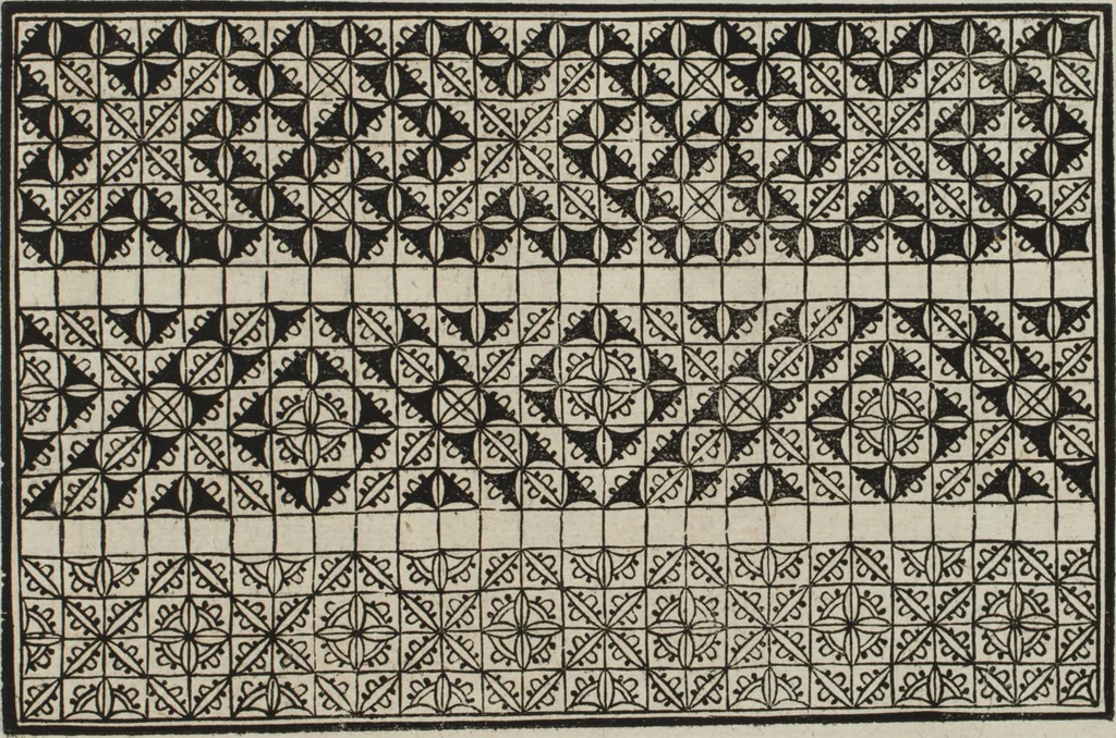 An illustration from New Modelbuch. Von allerhand sonderbarn schönen Mödeln..., 1592, leaf 80