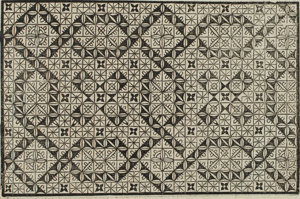 An illustration from New Modelbuch. Von allerhand sonderbarn schönen Mödeln..., 1592, leaf 82