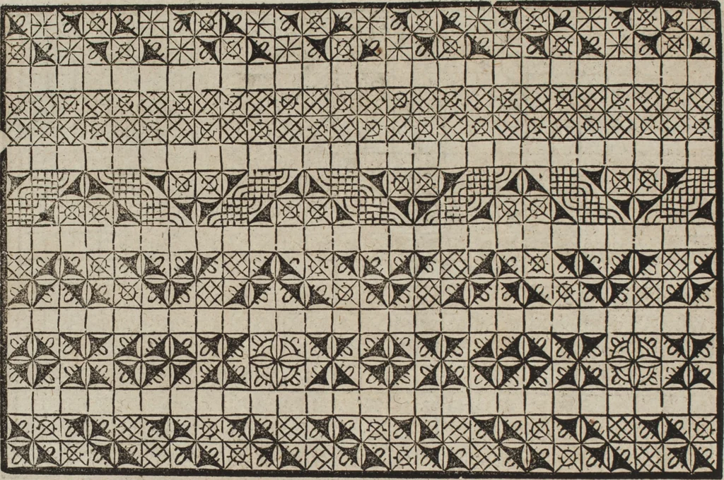 An illustration from New Modelbuch. Von allerhand sonderbarn schönen Mödeln..., 1592, leaf 85
