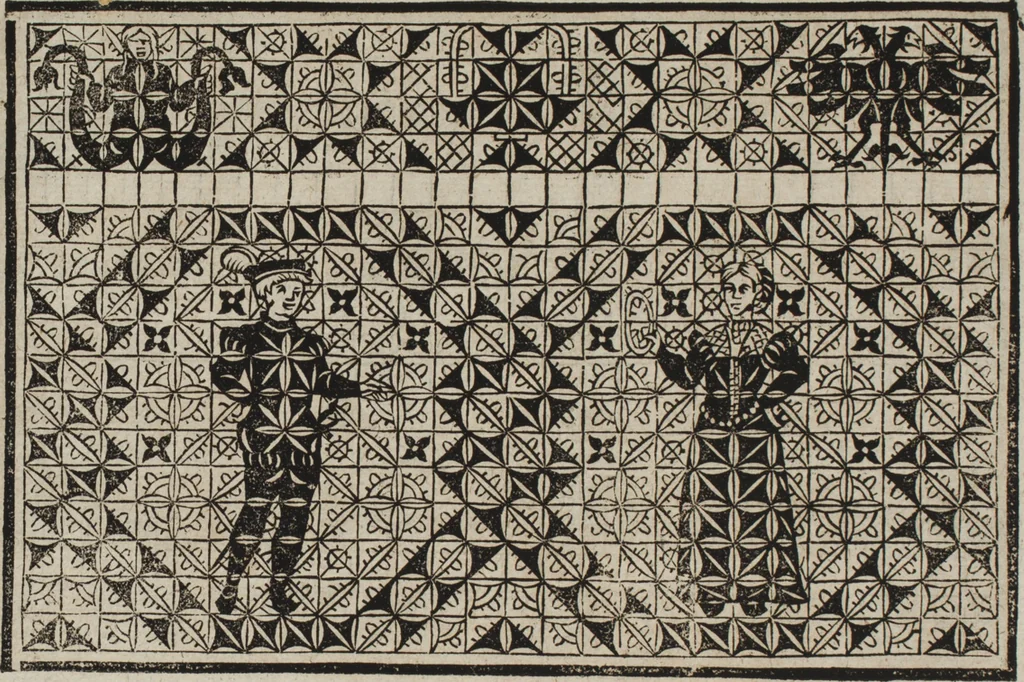 An illustration from New Modelbuch. Von allerhand sonderbarn schönen Mödeln..., 1592, leaf 87