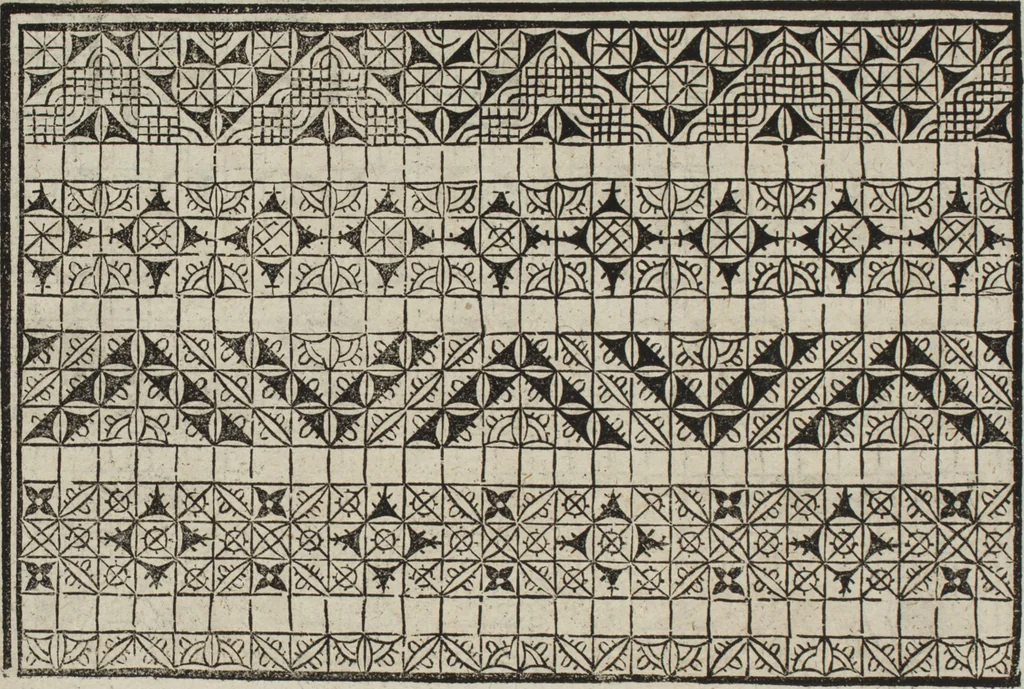 An illustration from New Modelbuch. Von allerhand sonderbarn schönen Mödeln..., 1592, leaf 89
