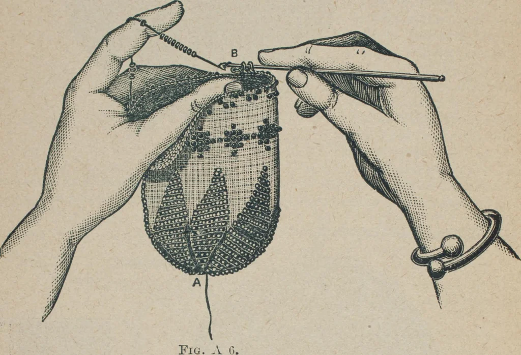 An illustration from Florence home needle-work, 1887, leaf 13