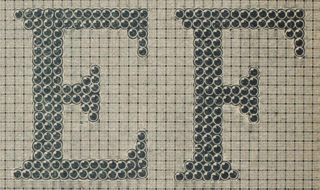 An illustration from Florence home needle-work, 1887, leaf 41