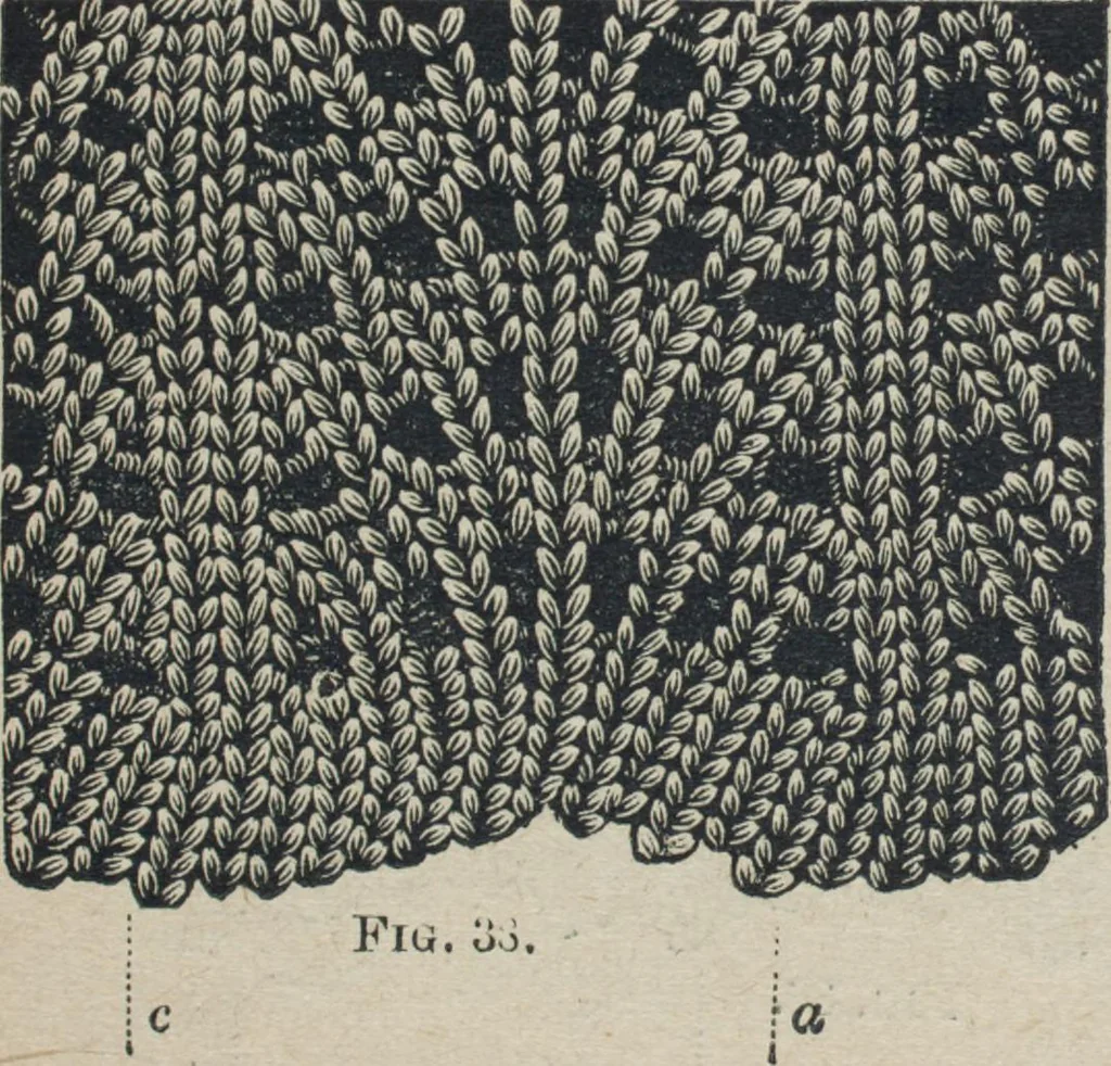 An illustration from Florence home needle-work, 1887, leaf 73